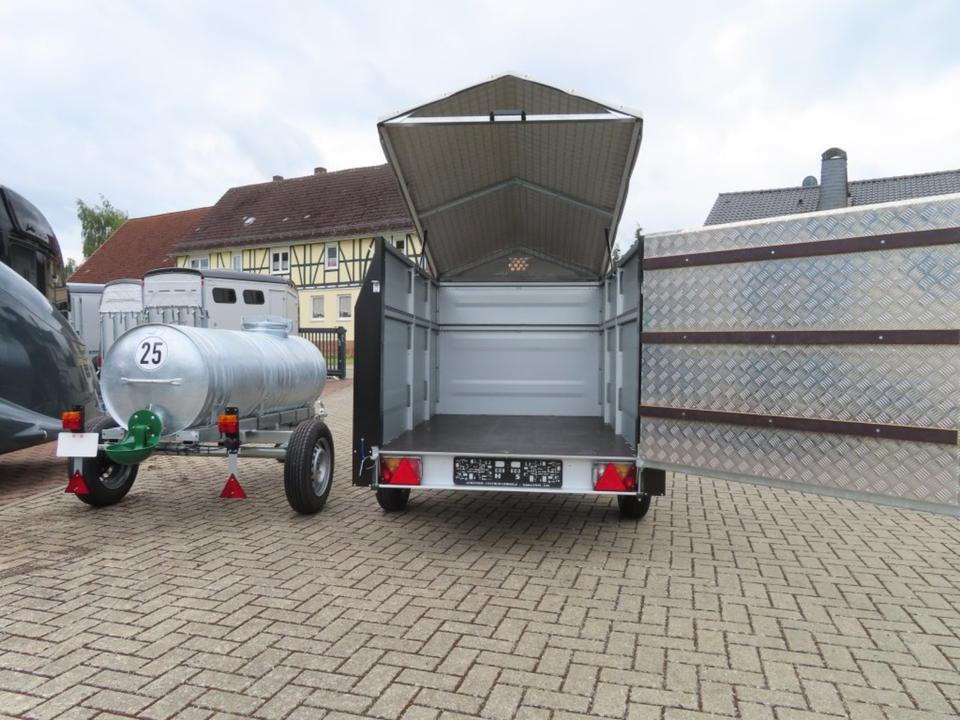 TPV Kleinviehanhänger 1,0t Flügeltür Viehanhänger Ziegen Schafe - Прицеп для перевозки животных: фото 5 TPV Kleinviehanhänger 1,0t Flügeltür Viehanhänger Ziegen Schafe - Прицеп для перевозки животных: фото 5