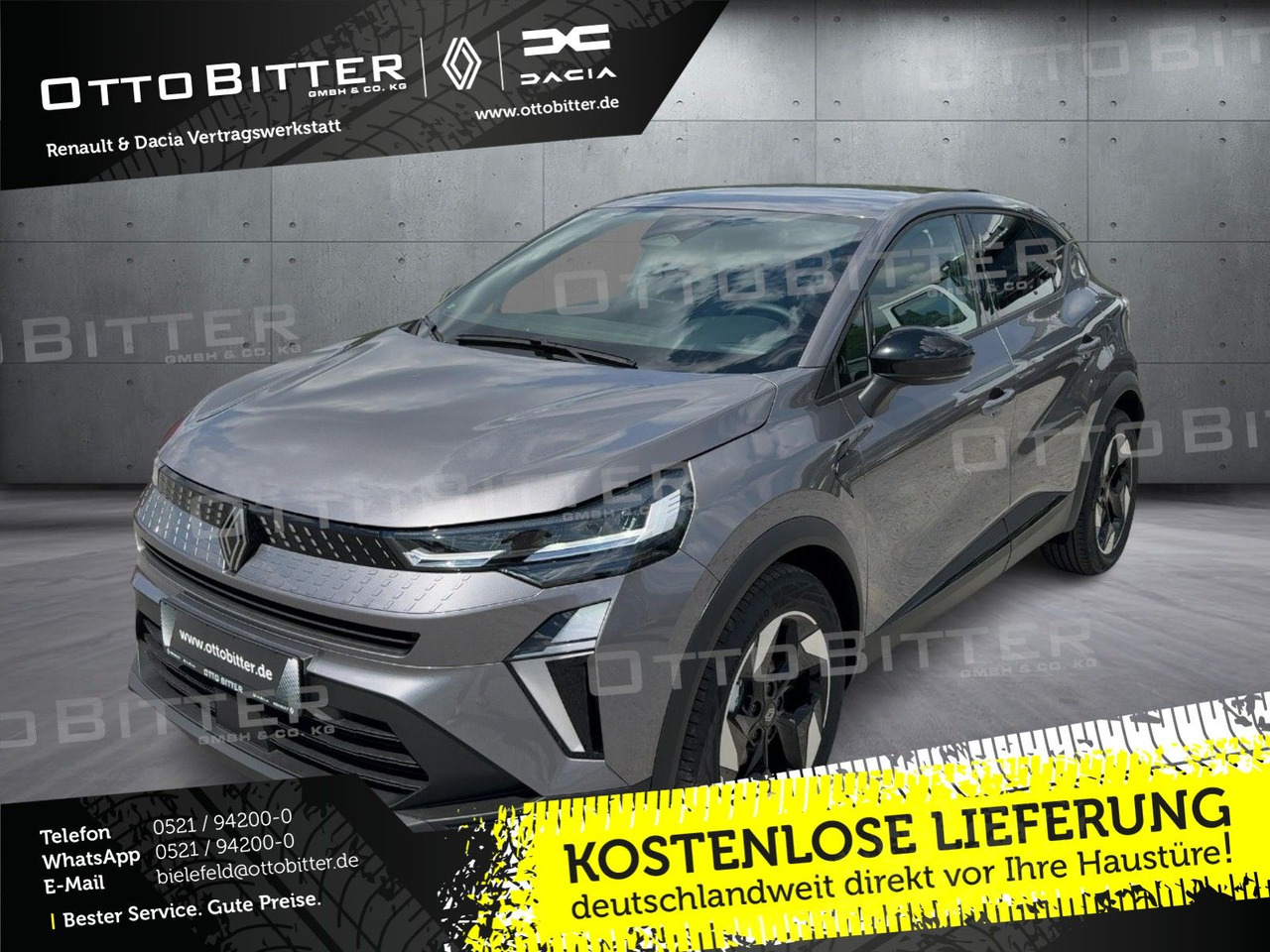 Внедорожник Renault Captur Techno Mild Hybrid 160 EDC WINTER-PAKET: фото 1