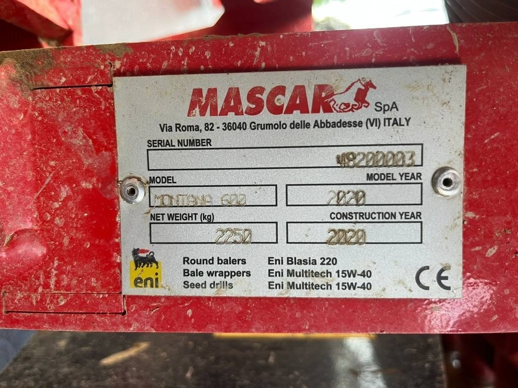 Mascar Montana 600 - Сеялка: фото 3 Mascar Montana 600 - Сеялка: фото 3