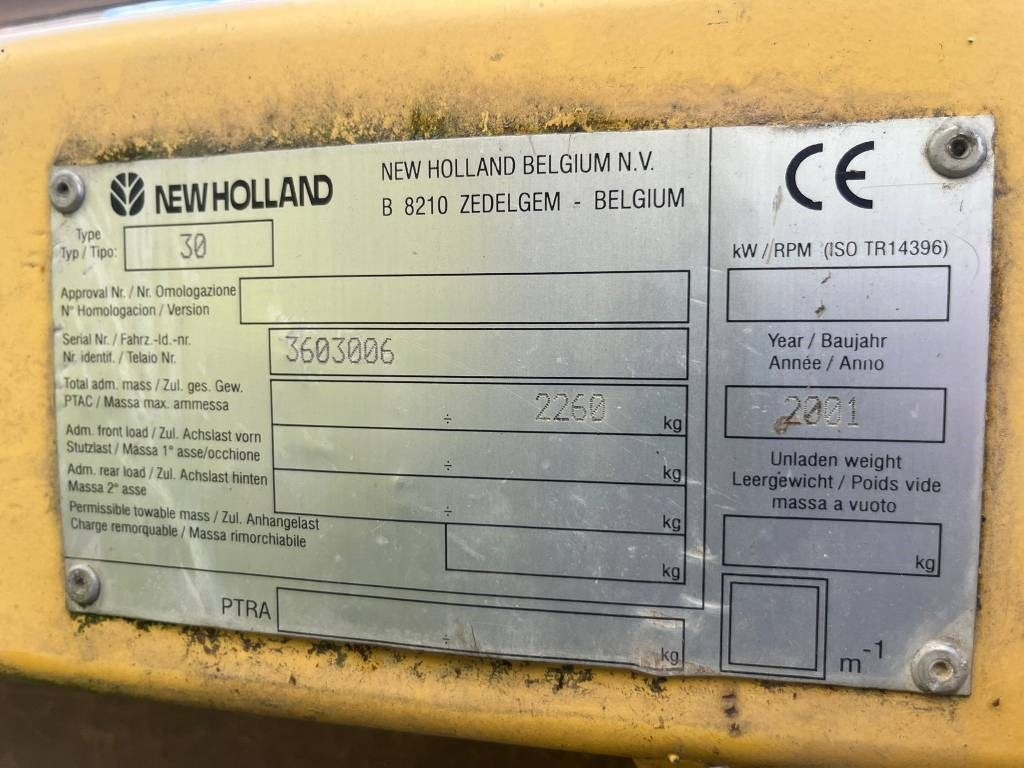 New Holland Tipo 30 - Навесное оборудование для комбайна: фото 5 New Holland Tipo 30 - Навесное оборудование для комбайна: фото 5