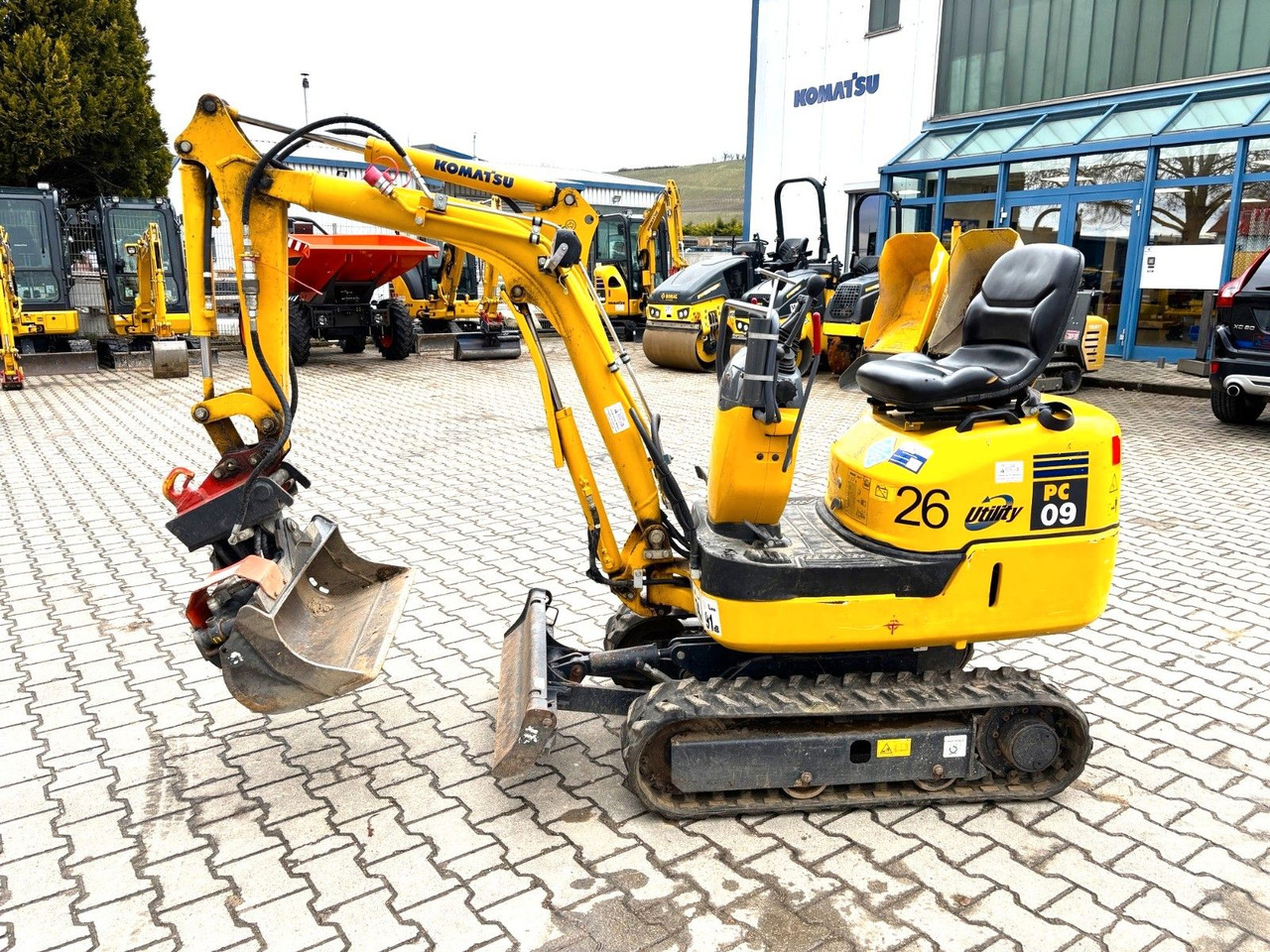 Komatsu PC09-1 - Мини-экскаватор: фото 1 Komatsu PC09-1 - Мини-экскаватор: фото 1