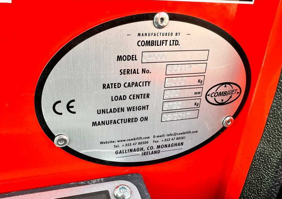 Четырехсторонний погрузчик Combilift COMBILIFT C4000 – TRIPLEX 9300 mm – Year 2017 – GAS – FREE LIFT – FORK SIDE SHIFT – CONDITION 5/5: фото 17