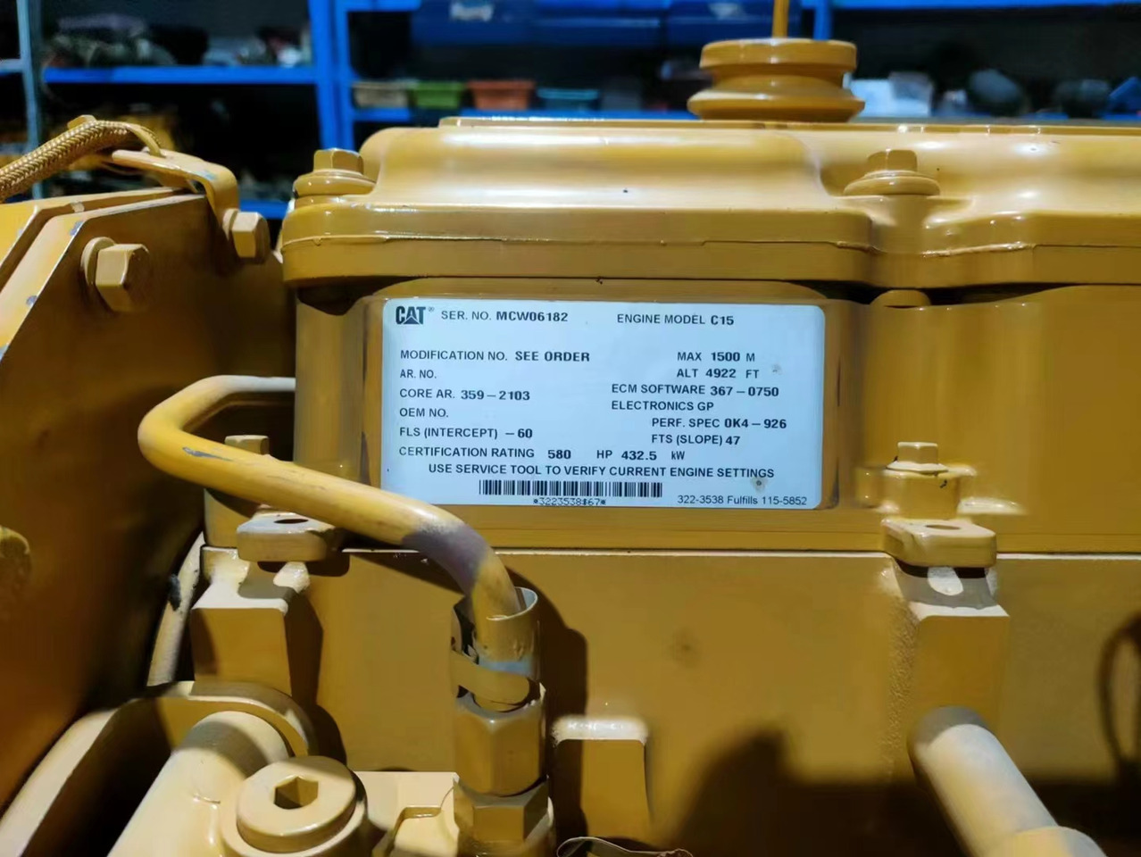 CATERPILLAR C15 - Двигатель для Колёсных погрузчиков: фото 4 CATERPILLAR C15 - Двигатель для Колёсных погрузчиков: фото 4