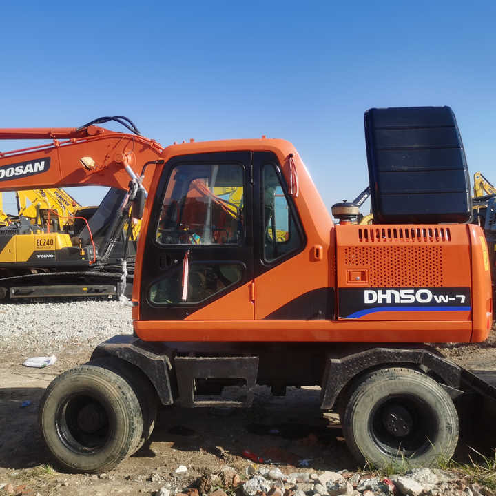 Used Digger Doosan Dh150w-7 Construction Machinery Construction Digger Used Doosan Dh150w-7 Cheap Excavator - Гусеничный экскаватор: фото 1 Used Digger Doosan Dh150w-7 Construction Machinery Construction Digger Used Doosan Dh150w-7 Cheap Excavator - Гусеничный экскаватор: фото 1
