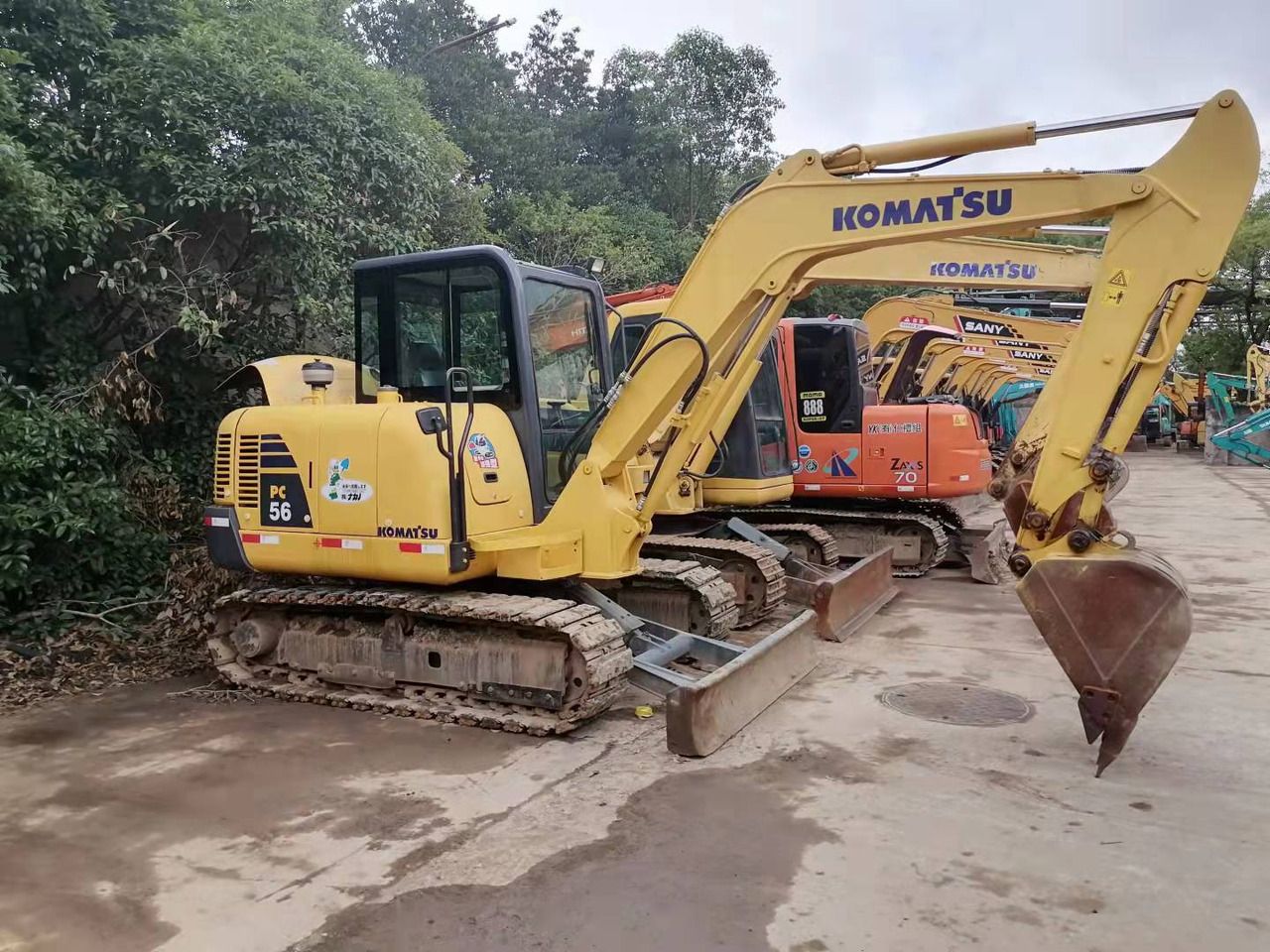 KOMATSU PC56-7 - Экскаватор: фото 2 KOMATSU PC56-7 - Экскаватор: фото 2