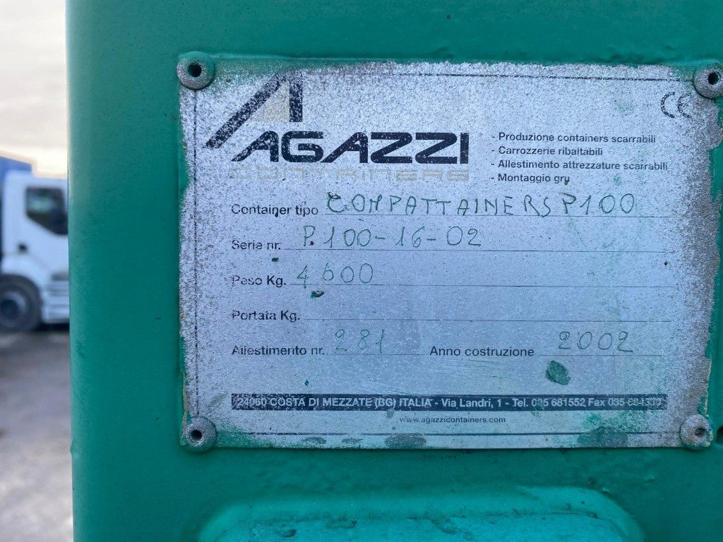 CONTAINER SCARRABILE A COMPATTATORE USATO - Контейнер для мультилифта: фото 3 CONTAINER SCARRABILE A COMPATTATORE USATO - Контейнер для мультилифта: фото 3