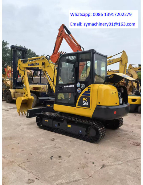 Komatsu PC56 - Мини-экскаватор: фото 1 Komatsu PC56 - Мини-экскаватор: фото 1