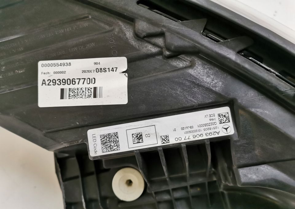 LAMPA MERCEDES EQC A 2939067700 ORYGINAŁ - Передняя фара: фото 3 LAMPA MERCEDES EQC A 2939067700 ORYGINAŁ - Передняя фара: фото 3