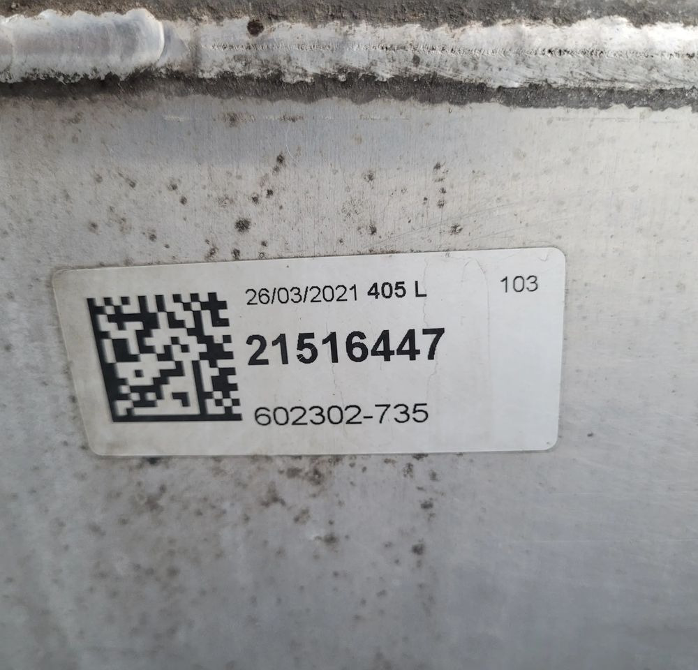 ZBIORNIK PALIWA VOLVO FH4 21516447 405L ORYGINAŁ CHWALIM116 - Топливный бак для Грузовиков: фото 4 ZBIORNIK PALIWA VOLVO FH4 21516447 405L ORYGINAŁ CHWALIM116 - Топливный бак для Грузовиков: фото 4