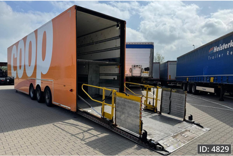 BURGERS Double-Deck / Steering axle / Tail lift / 7 pieces - Полуприцеп-фургон: фото 4 BURGERS Double-Deck / Steering axle / Tail lift / 7 pieces - Полуприцеп-фургон: фото 4