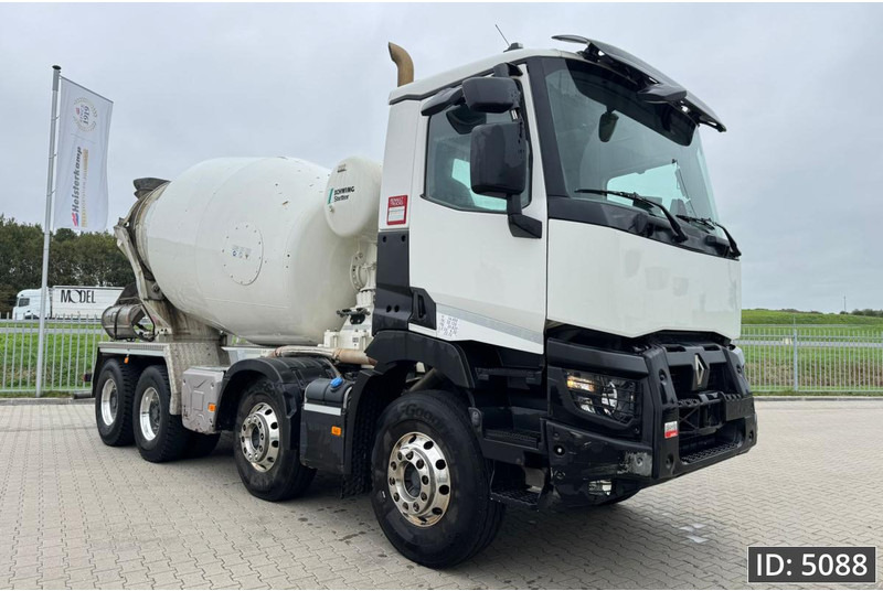 Renault C480 Day Cab, Euro 6, 8x4 / Full steel / 9m3 / TOP!! - Автобетоносмеситель: фото 4 Renault C480 Day Cab, Euro 6, 8x4 / Full steel / 9m3 / TOP!! - Автобетоносмеситель: фото 4