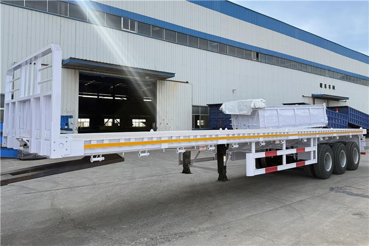 2025 New Model 40ft Flatbed Semi Trailer for Sale In Saudi Arabia - Полуприцеп-контейнеровоз/ Сменный кузов: фото 1 2025 New Model 40ft Flatbed Semi Trailer for Sale In Saudi Arabia - Полуприцеп-контейнеровоз/ Сменный кузов: фото 1