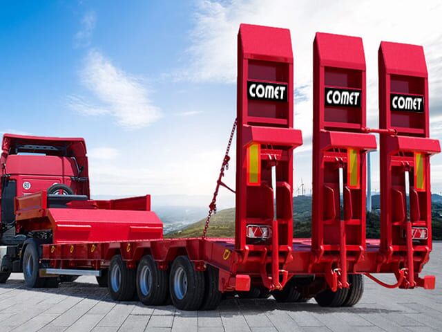 Comet Lowbed Semi Trailer With 3 Hydraulic Ramps For Sale In Kenya - Низкорамный полуприцеп: фото 3 Comet Lowbed Semi Trailer With 3 Hydraulic Ramps For Sale In Kenya - Низкорамный полуприцеп: фото 3