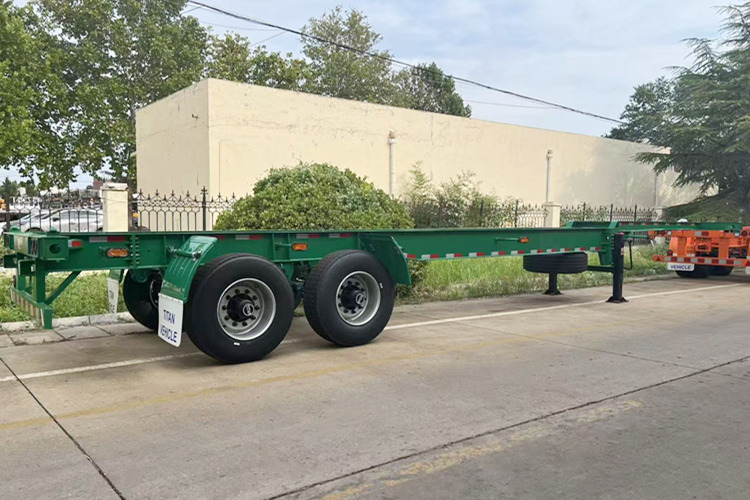 TITAN 2 Axle 40 FT Container Chassis Trailer for Sale - Шасси полуприцеп: фото 3 TITAN 2 Axle 40 FT Container Chassis Trailer for Sale - Шасси полуприцеп: фото 3