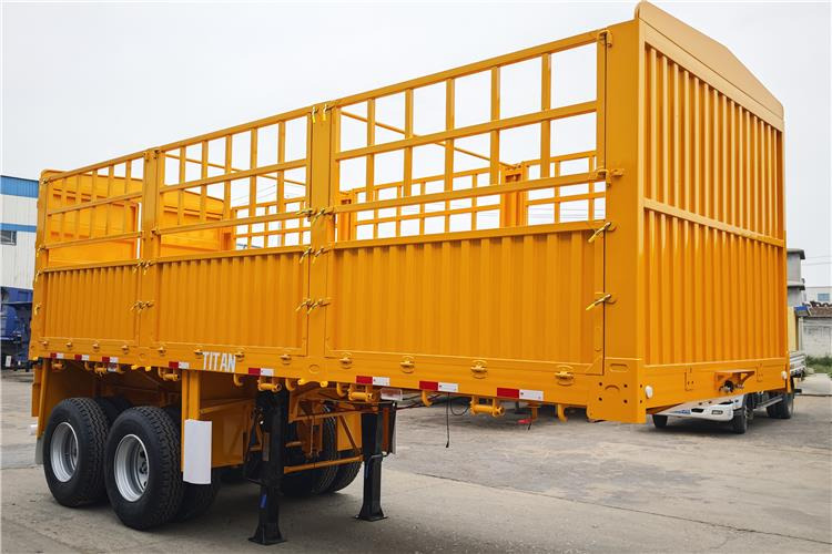 TITAN 2 Axle Fence Semi Trailer for Sale In Senegal - Полуприцеп для перевозки животных: фото 1 TITAN 2 Axle Fence Semi Trailer for Sale In Senegal - Полуприцеп для перевозки животных: фото 1