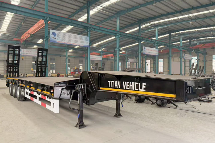 TITAN 3 Axle 80 Ton Lowbed Semi Trailer - Низкорамный полуприцеп: фото 2 TITAN 3 Axle 80 Ton Lowbed Semi Trailer - Низкорамный полуприцеп: фото 2