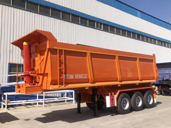 TITAN 3 Axle Tractor Tipper Trailer for Sale in Zambia - Самосвальный полуприцеп: фото 1 TITAN 3 Axle Tractor Tipper Trailer for Sale in Zambia - Самосвальный полуприцеп: фото 1