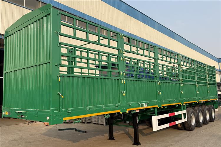 TITAN 4 Axle 80 Ton Livestock Semi Trailer for Sale In Sudan - Полуприцеп для перевозки животных: фото 1 TITAN 4 Axle 80 Ton Livestock Semi Trailer for Sale In Sudan - Полуприцеп для перевозки животных: фото 1