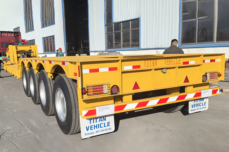 TITAN 4 Axle Detachable Gooseneck Lowboy Trailers for Sale - Низкорамный полуприцеп: фото 2 TITAN 4 Axle Detachable Gooseneck Lowboy Trailers for Sale - Низкорамный полуприцеп: фото 2