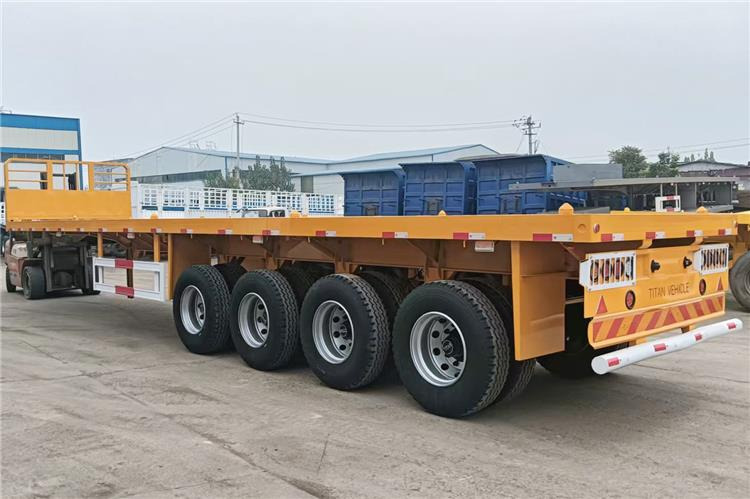 TITAN 4 Axle Flatbed Trailer for Sale Price In Senegal - Полуприцеп бортовой/ Платформа: фото 2 TITAN 4 Axle Flatbed Trailer for Sale Price In Senegal - Полуприцеп бортовой/ Платформа: фото 2