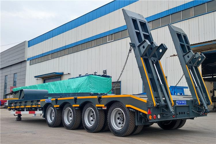 TITAN 4 Axle Low Loader Trailer for Sale In Jamaica - Низкорамный полуприцеп: фото 2 TITAN 4 Axle Low Loader Trailer for Sale In Jamaica - Низкорамный полуприцеп: фото 2