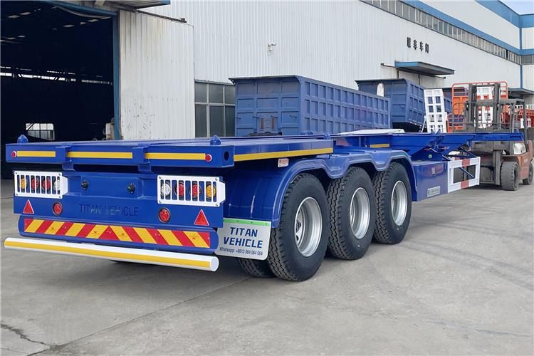 TITAN 40ft Container Chassis Trailer for Sale In Guam - Шасси полуприцеп: фото 1 TITAN 40ft Container Chassis Trailer for Sale In Guam - Шасси полуприцеп: фото 1