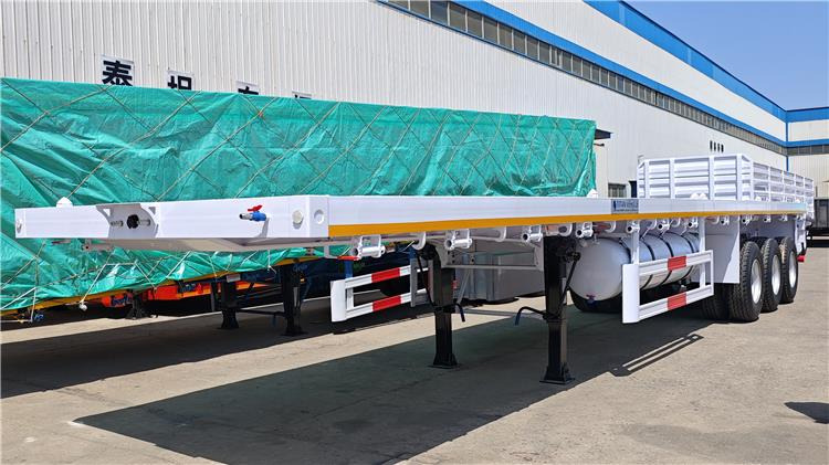TITAN 40ft Tri Axle Flatbed Semi Trailer for Sale Price In Nigeria Lagos - Полуприцеп-контейнеровоз/ Сменный кузов: фото 4 TITAN 40ft Tri Axle Flatbed Semi Trailer for Sale Price In Nigeria Lagos - Полуприцеп-контейнеровоз/ Сменный кузов: фото 4