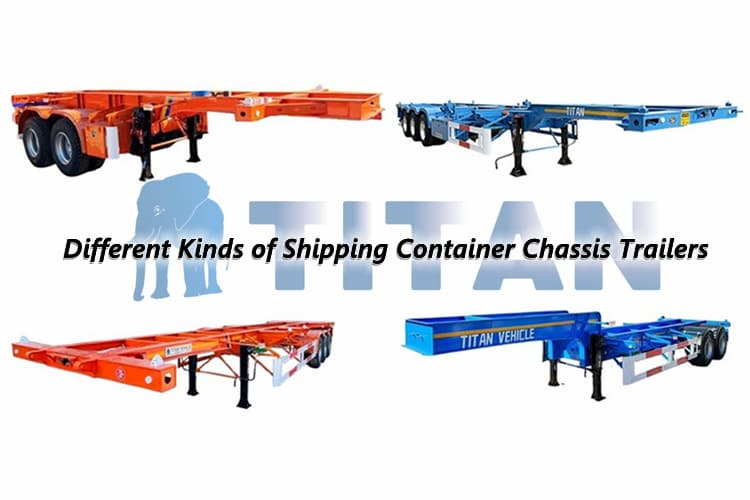 TITAN Shipping Container Chassis Trailer for Container Transport - Шасси полуприцеп: фото 1 TITAN Shipping Container Chassis Trailer for Container Transport - Шасси полуприцеп: фото 1