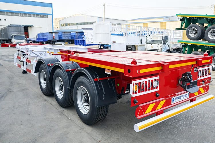 TITAN Skeleton Container Semi Trailer for Venezuela - Шасси полуприцеп: фото 3 TITAN Skeleton Container Semi Trailer for Venezuela - Шасси полуприцеп: фото 3