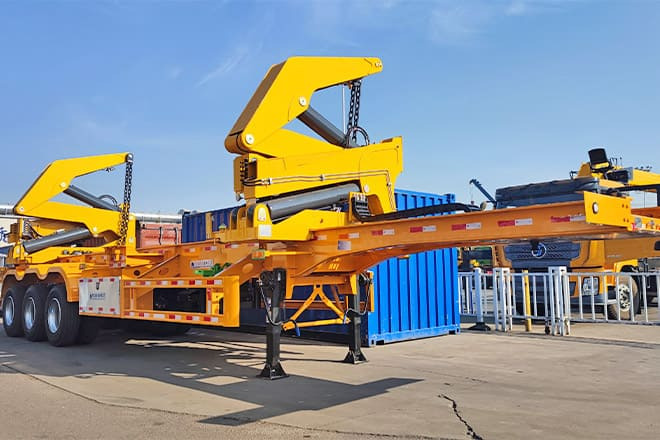 XCMG 40 Ton Sidelifter Container Trailer for Sale in Guyana - Полуприцеп-контейнеровоз/ Сменный кузов: фото 1 XCMG 40 Ton Sidelifter Container Trailer for Sale in Guyana - Полуприцеп-контейнеровоз/ Сменный кузов: фото 1