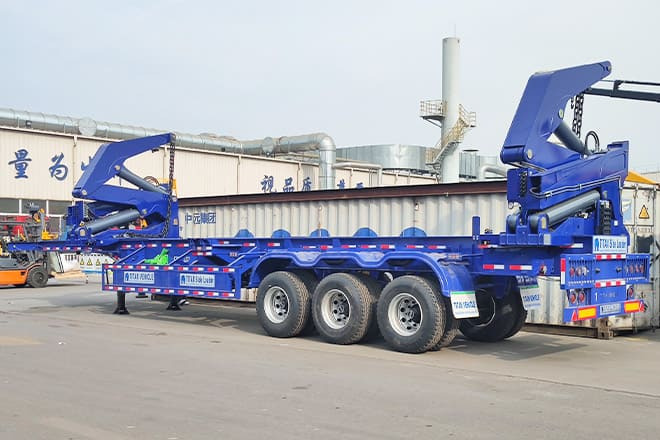 XCMG 40Ft Shipping Container Side Loader for Sale in Argentina - Полуприцеп-контейнеровоз/ Сменный кузов: фото 4 XCMG 40Ft Shipping Container Side Loader for Sale in Argentina - Полуприцеп-контейнеровоз/ Сменный кузов: фото 4