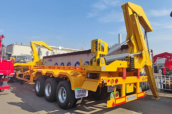 XCMG 40T Container Side Lift Trailer for Sale in Nigeria - Полуприцеп-контейнеровоз/ Сменный кузов: фото 1 XCMG 40T Container Side Lift Trailer for Sale in Nigeria - Полуприцеп-контейнеровоз/ Сменный кузов: фото 1