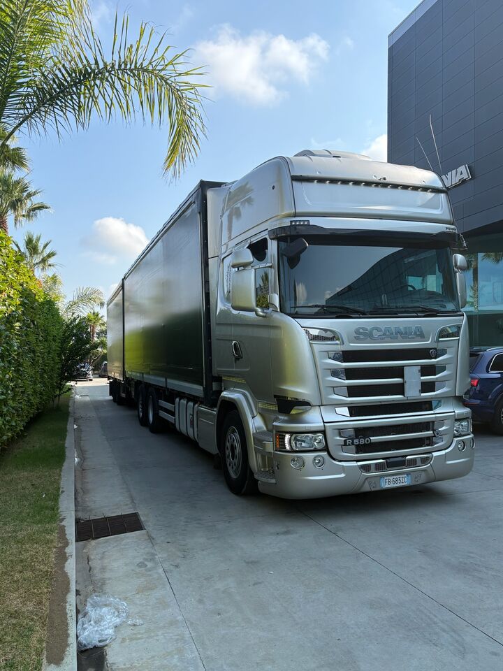 SCANIA R580 LB6X2*4MNB - Тентованный грузовик: фото 3 SCANIA R580 LB6X2*4MNB - Тентованный грузовик: фото 3