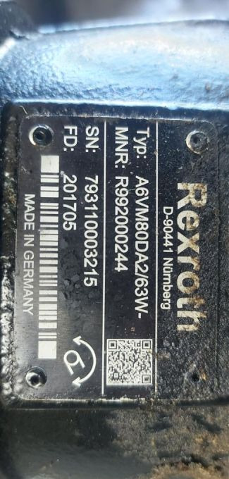 Silnik hydrauliczny hydromatik A6VM80DA - Гидравлический мотор для Строительной техники: фото 4 Silnik hydrauliczny hydromatik A6VM80DA - Гидравлический мотор для Строительной техники: фото 4