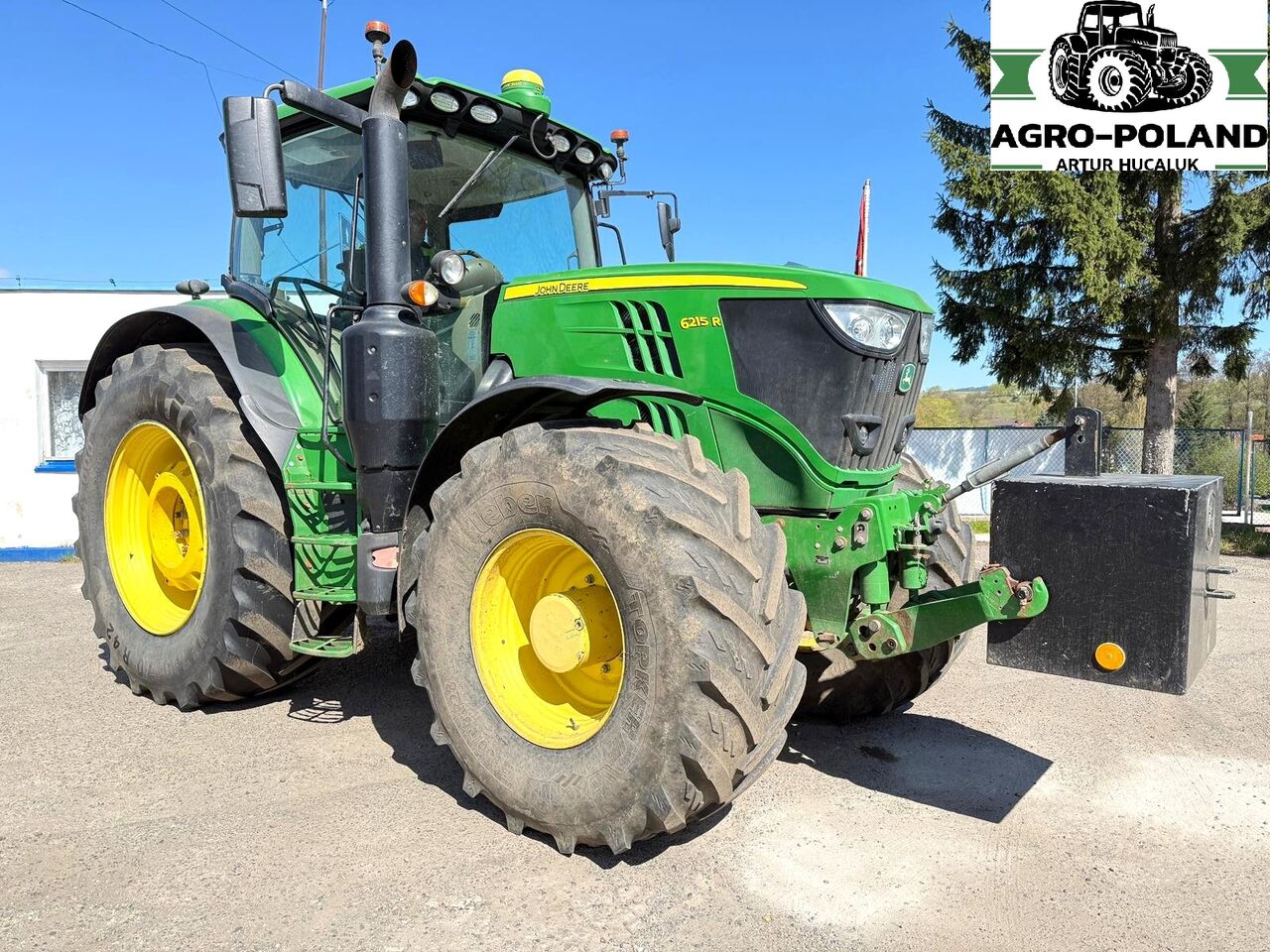 JOHN DEERE 6215 R - 2015 ROK - 50 KM/H - GPS - AUTOPILOT - TUZ - Трактор: фото 2 JOHN DEERE 6215 R - 2015 ROK - 50 KM/H - GPS - AUTOPILOT - TUZ - Трактор: фото 2