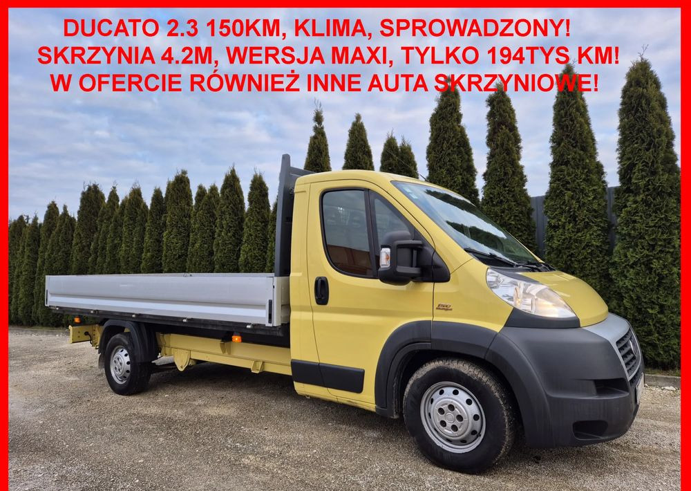 Fiat DUCATO 2.3 MultiJet 150KM - Малотоннажный бортовой грузовик: фото 1 Fiat DUCATO 2.3 MultiJet 150KM - Малотоннажный бортовой грузовик: фото 1