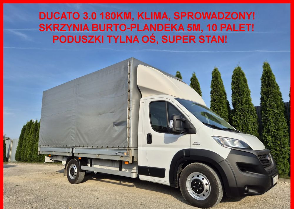 Fiat Ducato 3.0 180KM Maxi - Тентованный фургон: фото 1 Fiat Ducato 3.0 180KM Maxi - Тентованный фургон: фото 1