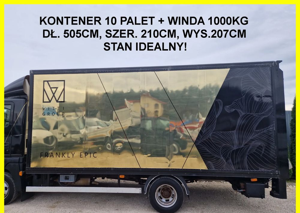 Kontener 10 palet winda 1000kg , Iveco Atleon Atego mascott ,stan idealny! - Сменный кузов - фургон: фото 1 Kontener 10 palet winda 1000kg , Iveco Atleon Atego mascott ,stan idealny! - Сменный кузов - фургон: фото 1