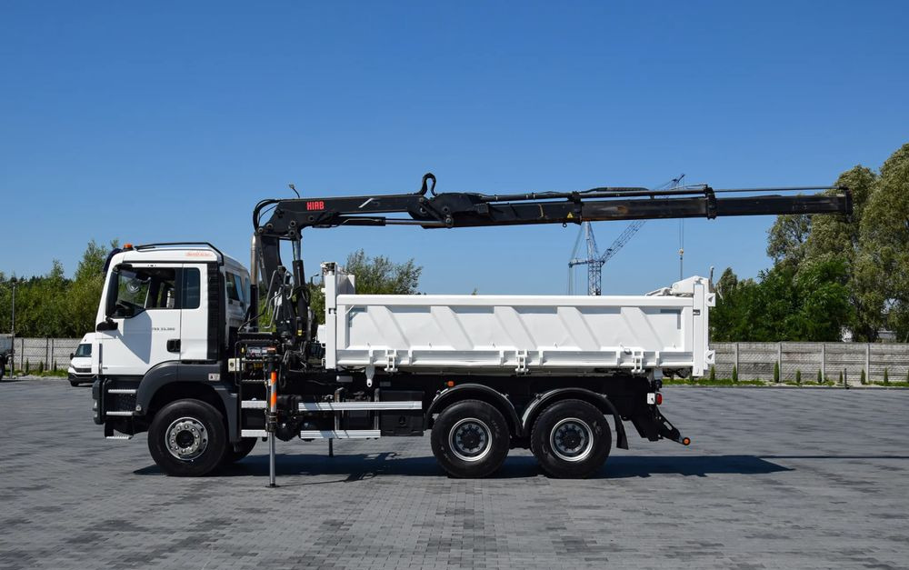 MAN TGS 33.360 / 6x4 / HDS HIAB 122 E-2 HIDUO / STEROWANIE RADIOWE / WYWROTKA / HYDROBURTA / AUTOMAT / KLIMA / TEMPOMAT / KAMERA COFANIA / SPROWADZONY - Самосвал: фото 5 MAN TGS 33.360 / 6x4 / HDS HIAB 122 E-2 HIDUO / STEROWANIE RADIOWE / WYWROTKA / HYDROBURTA / AUTOMAT / KLIMA / TEMPOMAT / KAMERA COFANIA / SPROWADZONY - Самосвал: фото 5