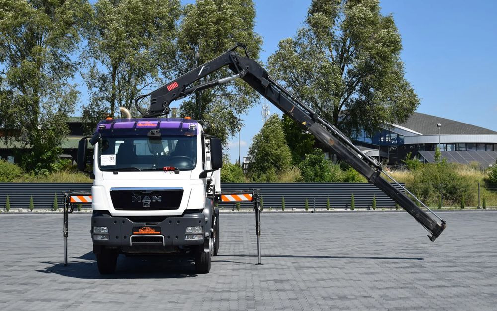 MAN TGS 33.360 / 6x4 / HDS HIAB 122 E-2 HIDUO / STEROWANIE RADIOWE / WYWROTKA / HYDROBURTA / AUTOMAT / KLIMA / TEMPOMAT / KAMERA COFANIA / SPROWADZONY - Самосвал: фото 2 MAN TGS 33.360 / 6x4 / HDS HIAB 122 E-2 HIDUO / STEROWANIE RADIOWE / WYWROTKA / HYDROBURTA / AUTOMAT / KLIMA / TEMPOMAT / KAMERA COFANIA / SPROWADZONY - Самосвал: фото 2