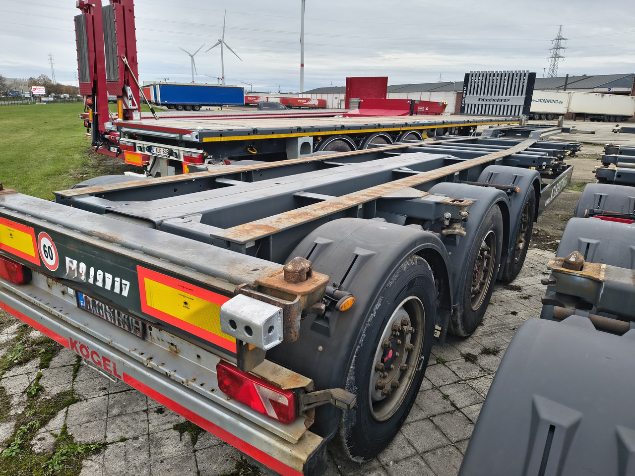 Kögel 40ft containerchassis - Полуприцеп-контейнеровоз/ Сменный кузов: фото 2 Kögel 40ft containerchassis - Полуприцеп-контейнеровоз/ Сменный кузов: фото 2