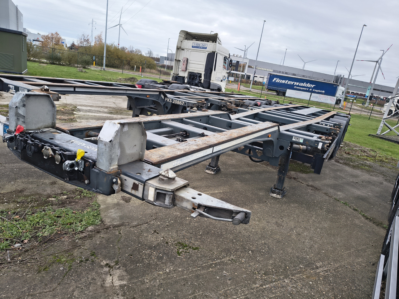 Kögel 40ft containerchassis - Полуприцеп-контейнеровоз/ Сменный кузов: фото 1 Kögel 40ft containerchassis - Полуприцеп-контейнеровоз/ Сменный кузов: фото 1