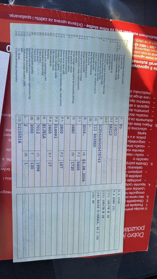 Iveco, 2004 god. - Микроавтобус, Пассажирский фургон: фото 3 Iveco, 2004 god. - Микроавтобус, Пассажирский фургон: фото 3