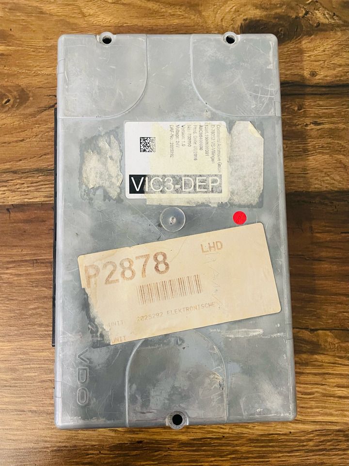 DAF Control Unit VIC3-DEP used - Блок управления для Грузовиков: фото 1 DAF Control Unit VIC3-DEP used - Блок управления для Грузовиков: фото 1
