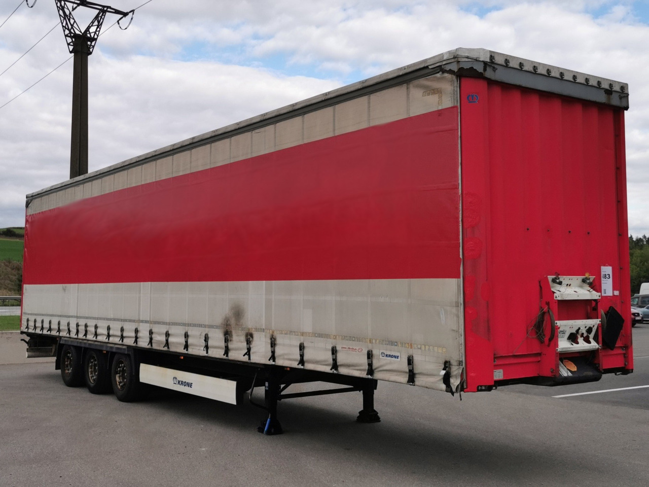 KRONE SD low deck - Тентованный полуприцеп: фото 3 KRONE SD low deck - Тентованный полуприцеп: фото 3
