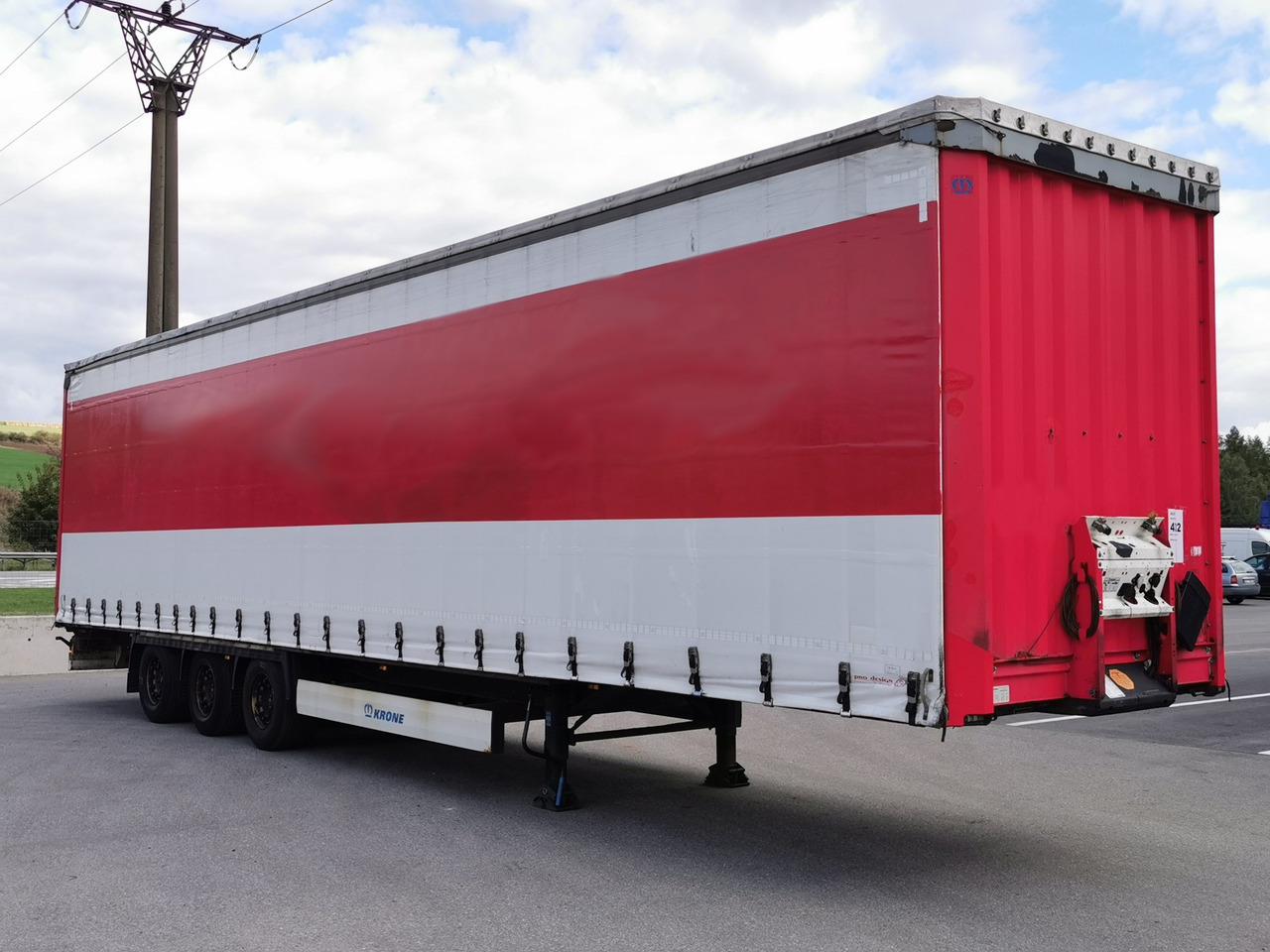 KRONE SD low deck - Тентованный полуприцеп: фото 3 KRONE SD low deck - Тентованный полуприцеп: фото 3