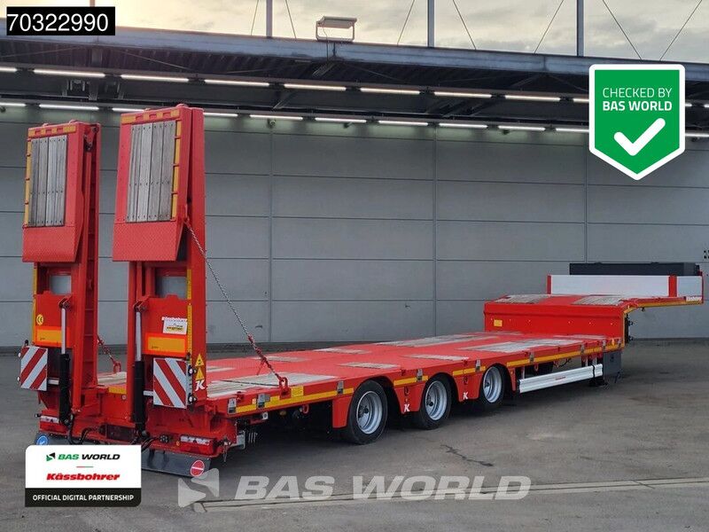 Kässbohrer LB3E 3 axles Steering+Lift Axle Extendable Ramps - Низкорамный полуприцеп: фото 1 Kässbohrer LB3E 3 axles Steering+Lift Axle Extendable Ramps - Низкорамный полуприцеп: фото 1