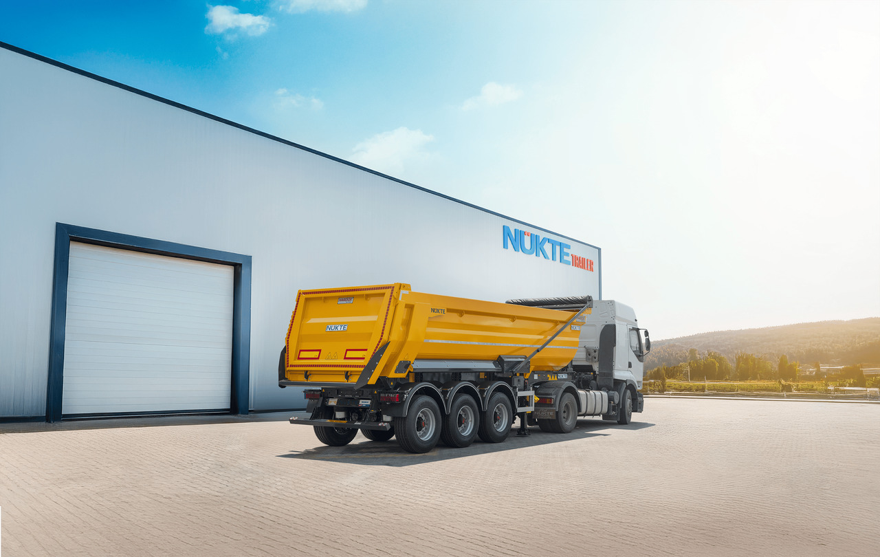 Nükte Trailer 24m3 Half-Pipe Tipper Semi-Trailer - Самосвальный полуприцеп: фото 1 Nükte Trailer 24m3 Half-Pipe Tipper Semi-Trailer - Самосвальный полуприцеп: фото 1