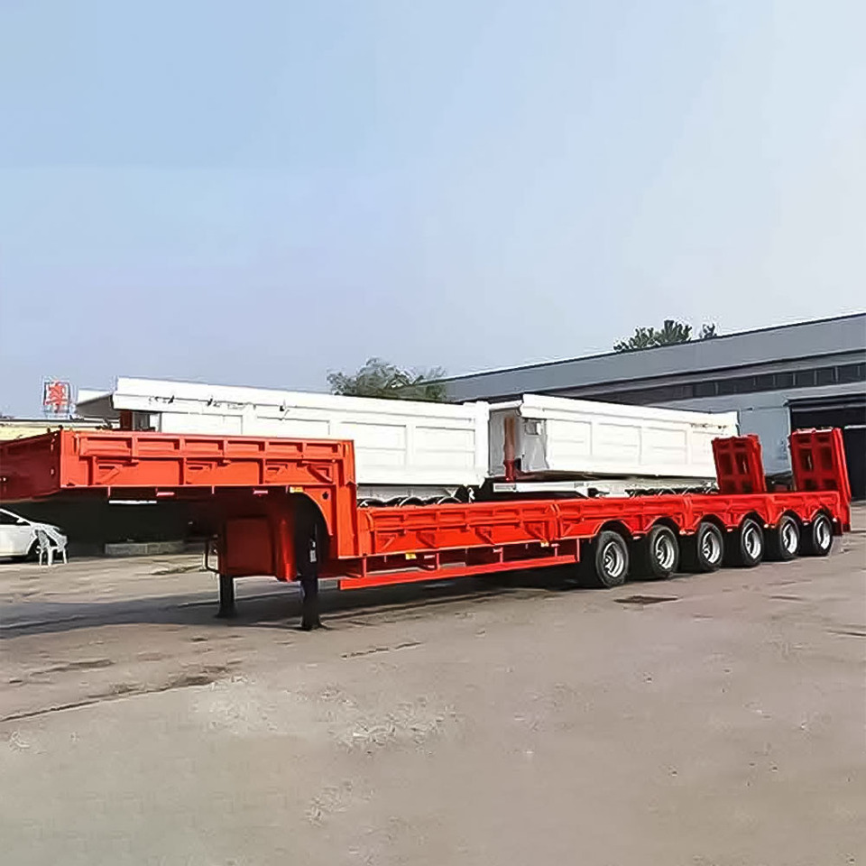 6 Axle 120Ton Extendable Lowbed Semi Trailer - Низкорамный полуприцеп: фото 3 6 Axle 120Ton Extendable Lowbed Semi Trailer - Низкорамный полуприцеп: фото 3