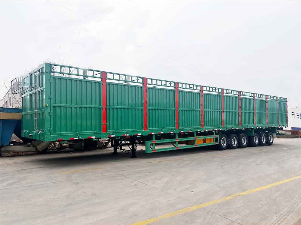 6 Axle Fence Cargo Semi-Trailer - Полуприцеп бортовой/ Платформа: фото 5 6 Axle Fence Cargo Semi-Trailer - Полуприцеп бортовой/ Платформа: фото 5